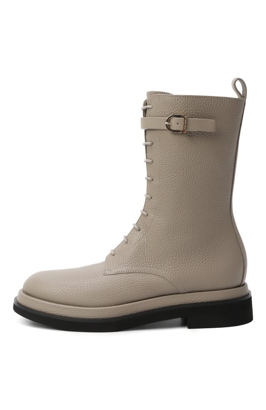 Кожаные ботинки Giorgio Armani GW001516/AF20456 Бежевый  GW001516/AF20456 Фото 4