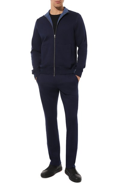 Кожаные кеды cleanic SANTONI черного цвета по цене 54400 руб., арт. MBCD21571NEANSB4, фото 2 Кожаные кеды cleanic SANTONI, арт. MBCD21571NEANSB4, фото 2