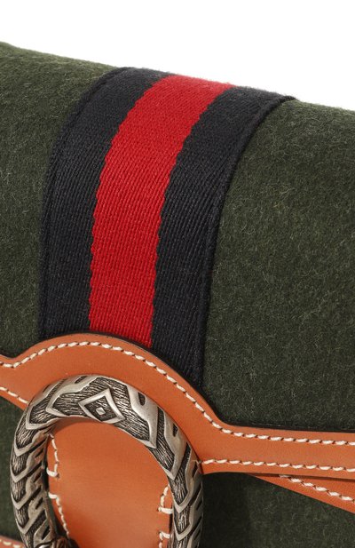 Сумка dionysus small GUCCI темно-зеленого цвета по цене 352800 руб., арт. 400249 HS3KN, фото 3 Сумка dionysus small GUCCI, арт. 400249 HS3KN, фото 3
