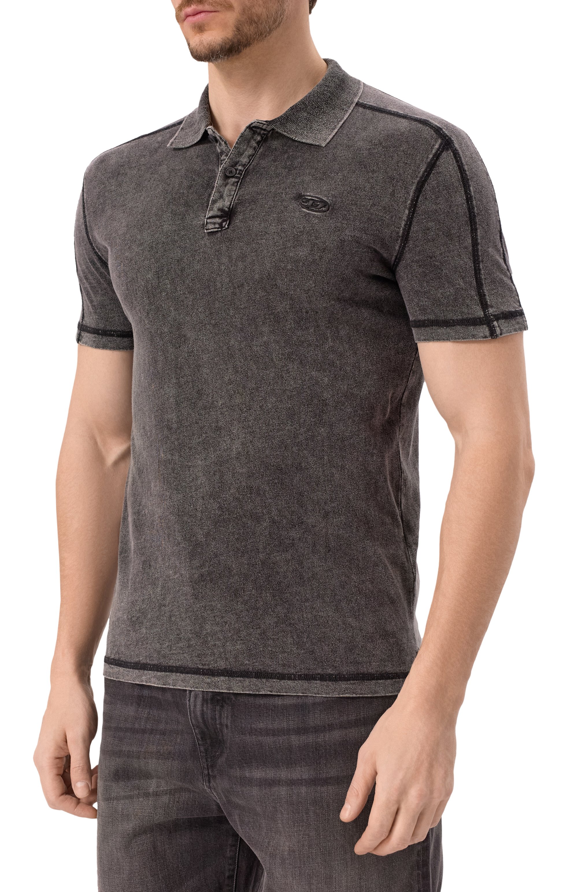 Хлопковое поло DIESEL, арт. A16421/0QJAH, фото 3