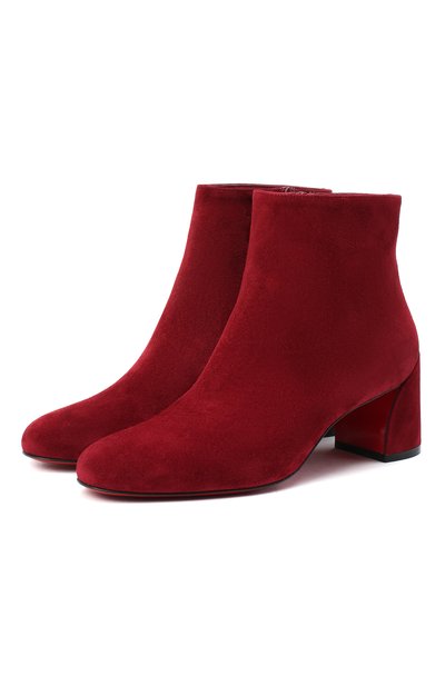 Замшевые ботильоны turela 55 CHRISTIAN LOUBOUTIN, арт. turela 55 veau velours, фото 1