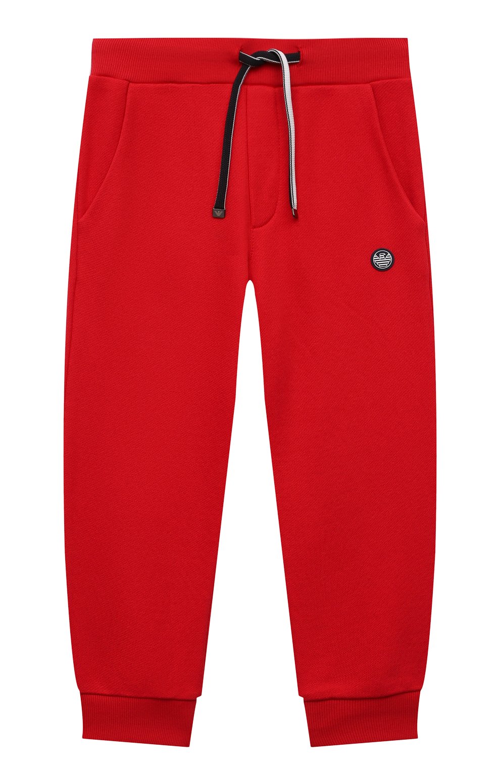 Джоггеры EMPORIO ARMANI красного цвета по цене 14050 руб., арт. 3K4PJ6/4J4IZ, фото 1 Джоггеры EMPORIO ARMANI, арт. 3K4PJ6/4J4IZ, фото 1