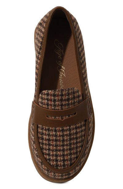 Шерстяные лоферы paula AGE OF INNOCENCE, арт. 000361/PAULA PLAID/29, фото 4