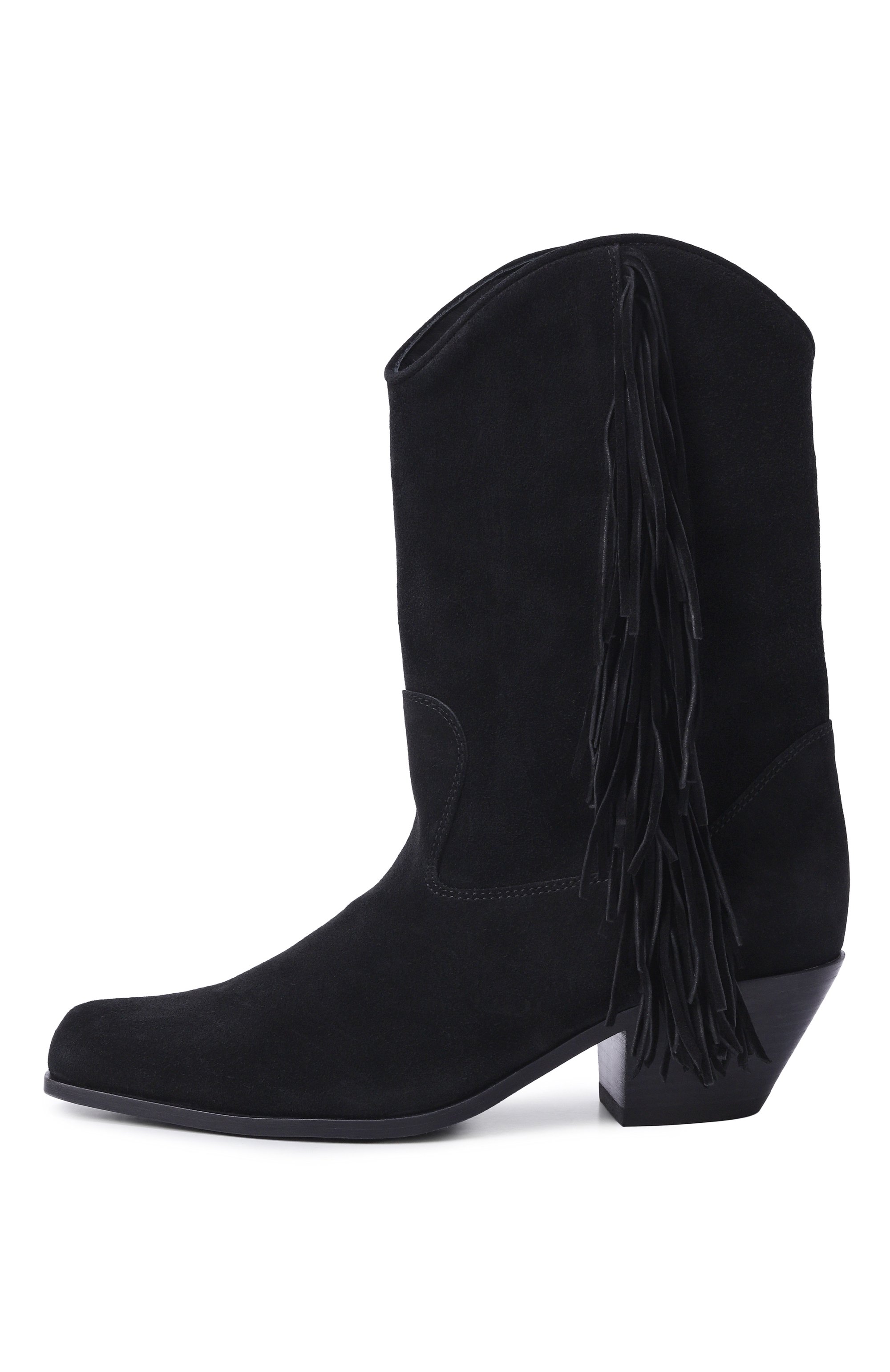 Замшевые казаки k12_dallas VIC MATIE черного цвета по цене 62150 руб., арт. 1K5502D_K12H010101, фото 4 Замшевые казаки k12_dallas VIC MATIE, арт. 1K5502D_K12H010101, фото 4