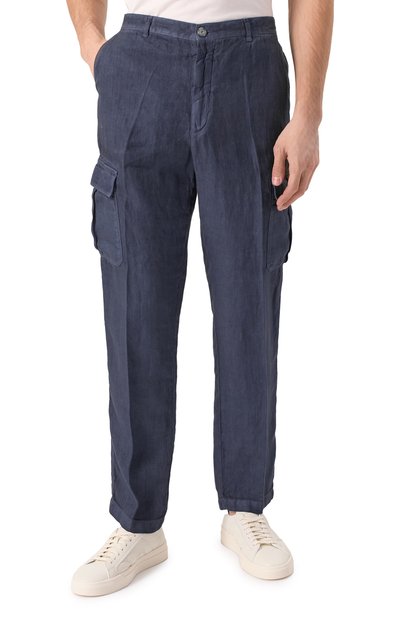Льняные брюки-карго 120% LINO, арт. 32ALIM29DX/D943/S00, фото 3