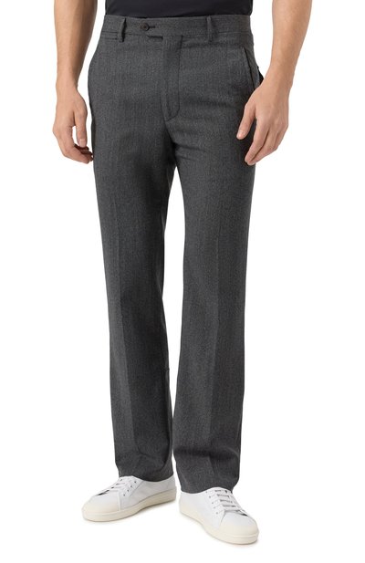 Брюки из шерсти и хлопка CORNELIANI, арт. 264544-2618331, фото 3