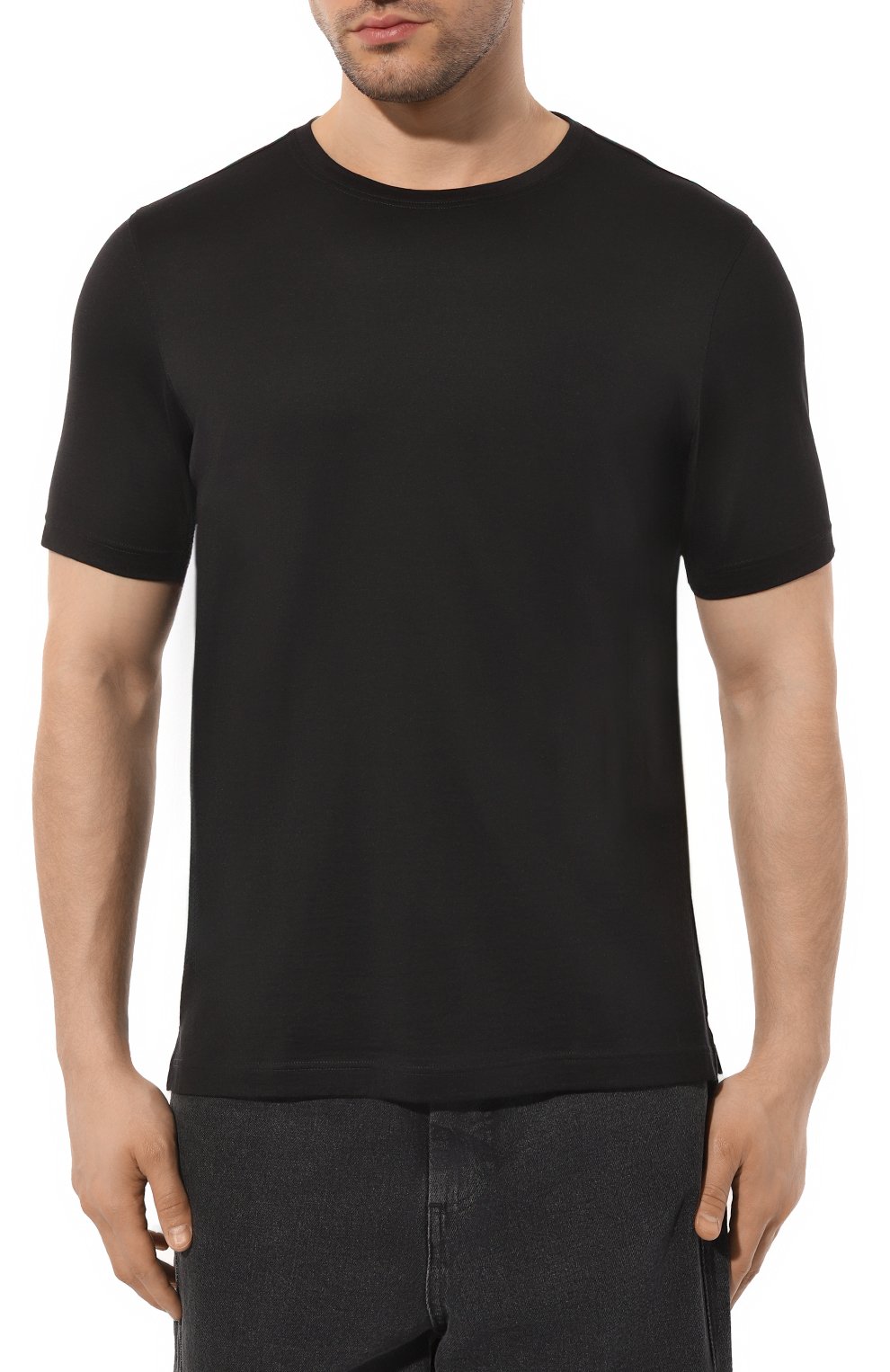 Футболка из шелка и хлопка ANDREA CAMPAGNA, арт. 60133/46800, фото 3