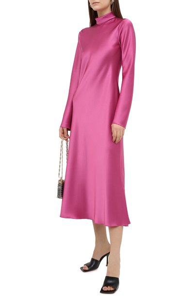 Платье NANUSHKA, арт. ASHLEE_PINK_SLIP SATIN, фото 2