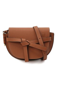 Женская сумка gate mini LOEWE коричневого цвета, арт. A650N46X02 | Фото 5 (Материал: Натуральная кожа; Сумки-технические: Сумки через плечо; Размер: mini; Ремень/цепочка: На ремешке; Драгоценные камни: Проставлено; Материал сплава: Проставлено)