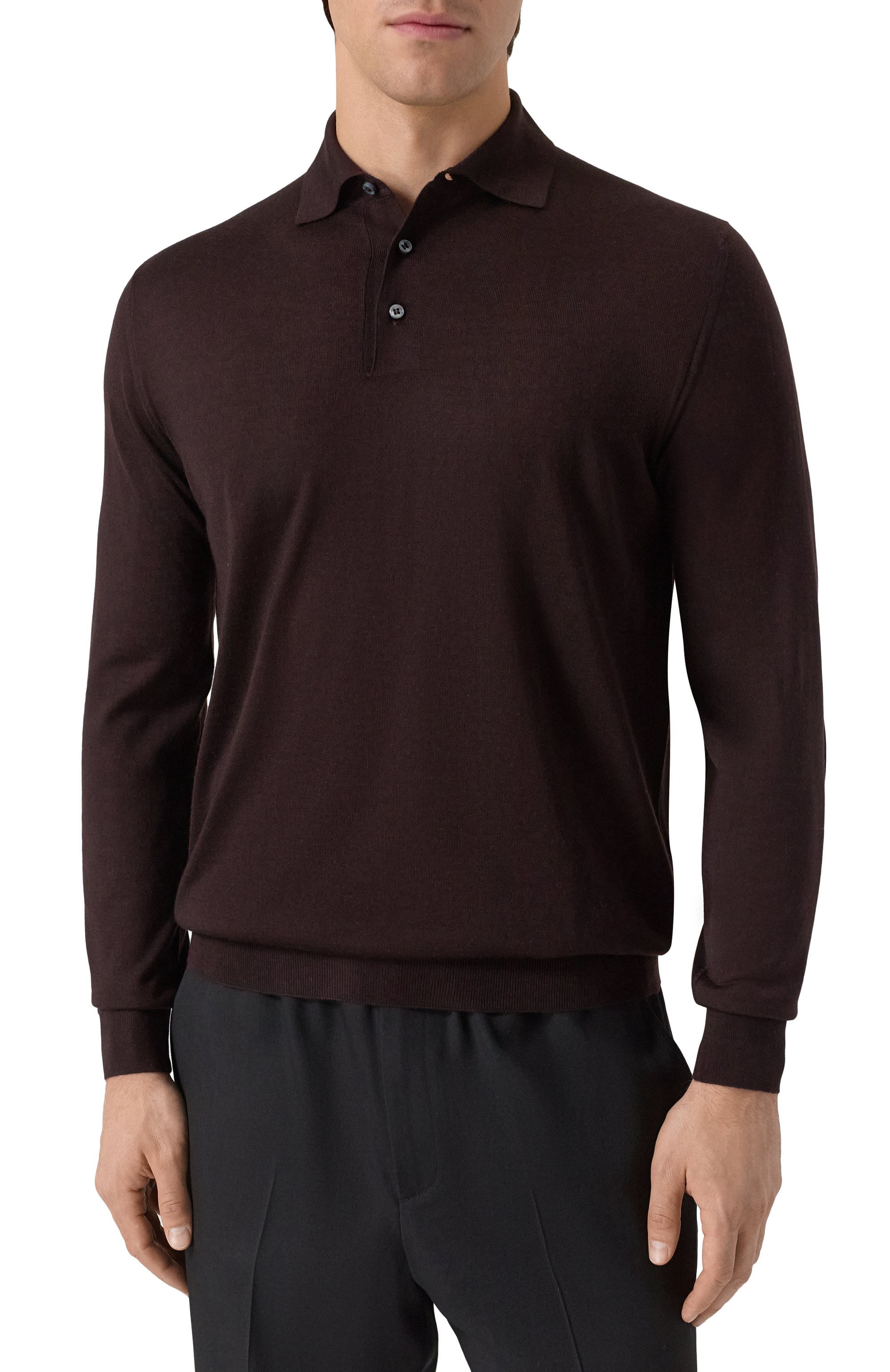 Поло из кашемира и шелка FEDELI, арт. MU007091, фото 3