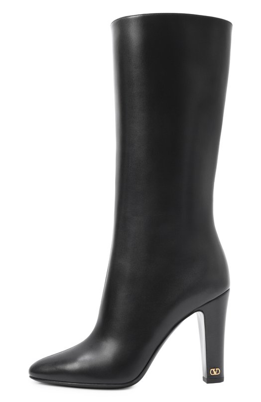 Кожаные сапоги Hotty 100 Valentino 8W2S0NJ3/DDT Чёрный  8W2S0NJ3/DDT Фото 4