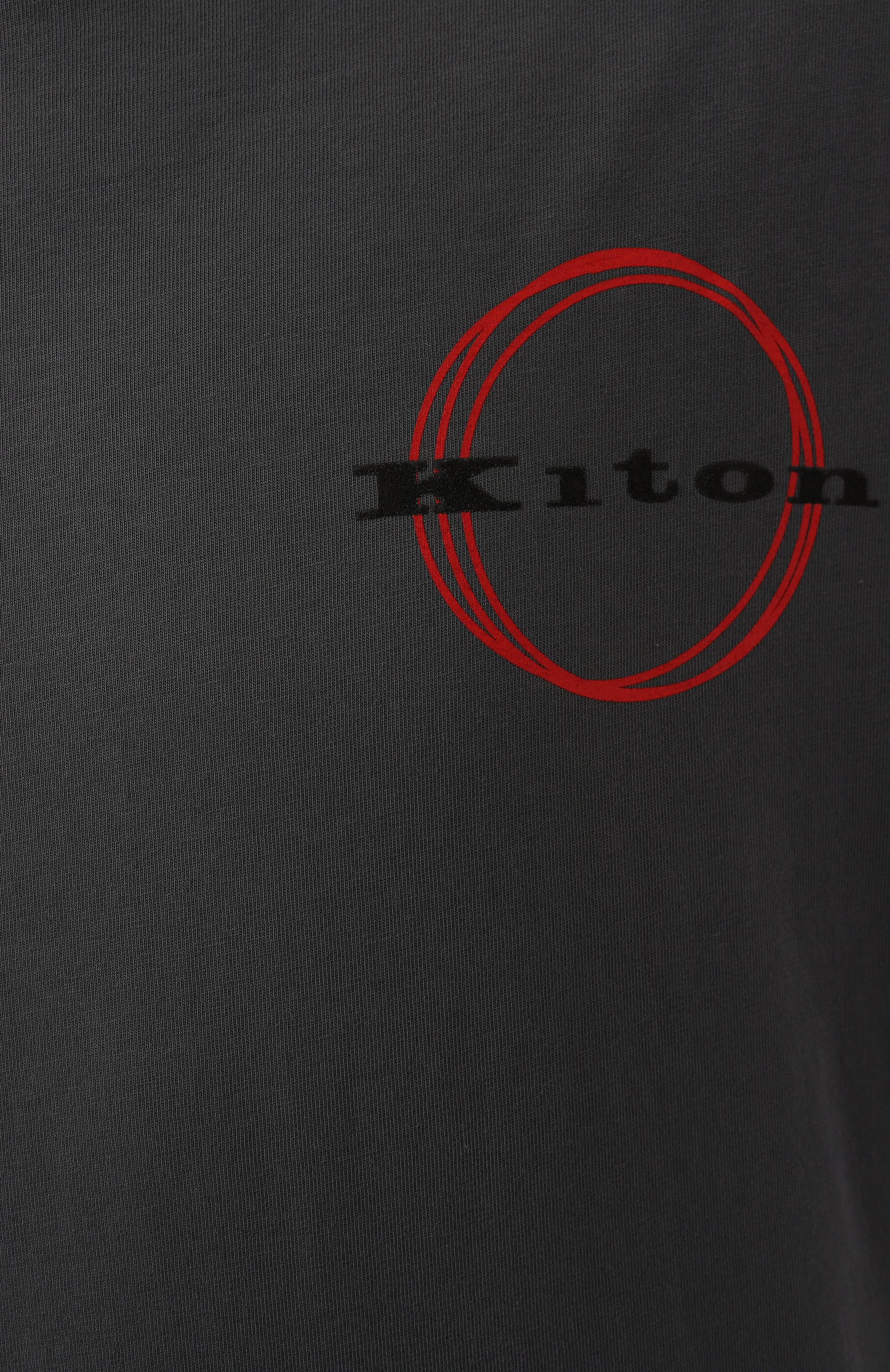 Хлопковая футболка KITON, арт. UMK042102, фото 6