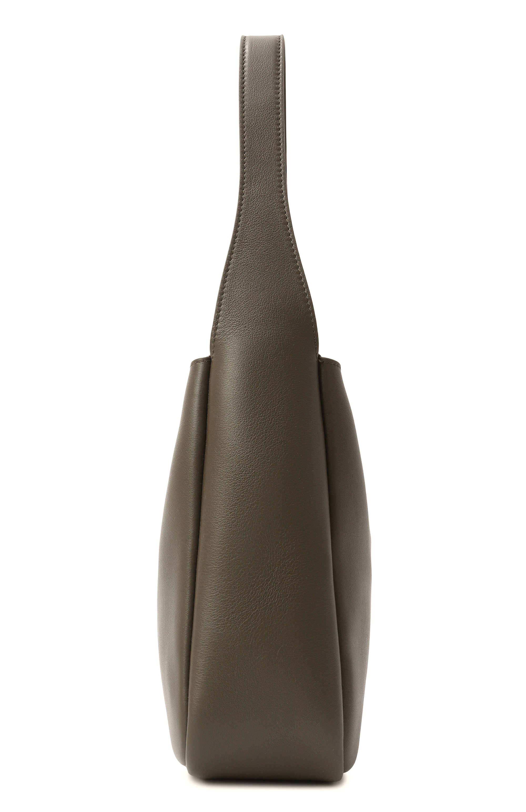 Сумка le 5 à 7 small SAINT LAURENT хаки цвета по цене 346500 руб., арт. 713938/AAAUQ, фото 4 Сумка le 5 à 7 small SAINT LAURENT, арт. 713938/AAAUQ, фото 4