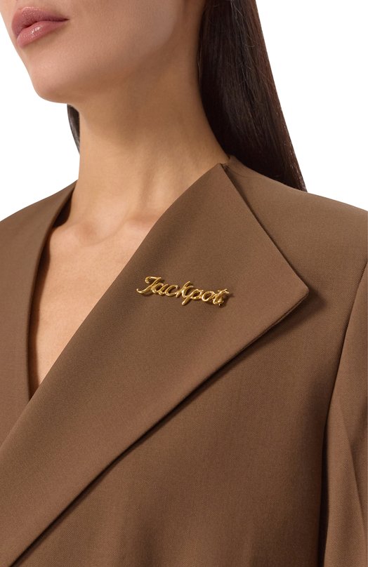 Брошь Jil Sander J12VK0103 P4877 Золотой  J12VK0103 P4877 Фото 2
