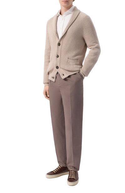Мужская хлопковая рубашка BRUNELLO CUCINELLI, арт. M0B136686