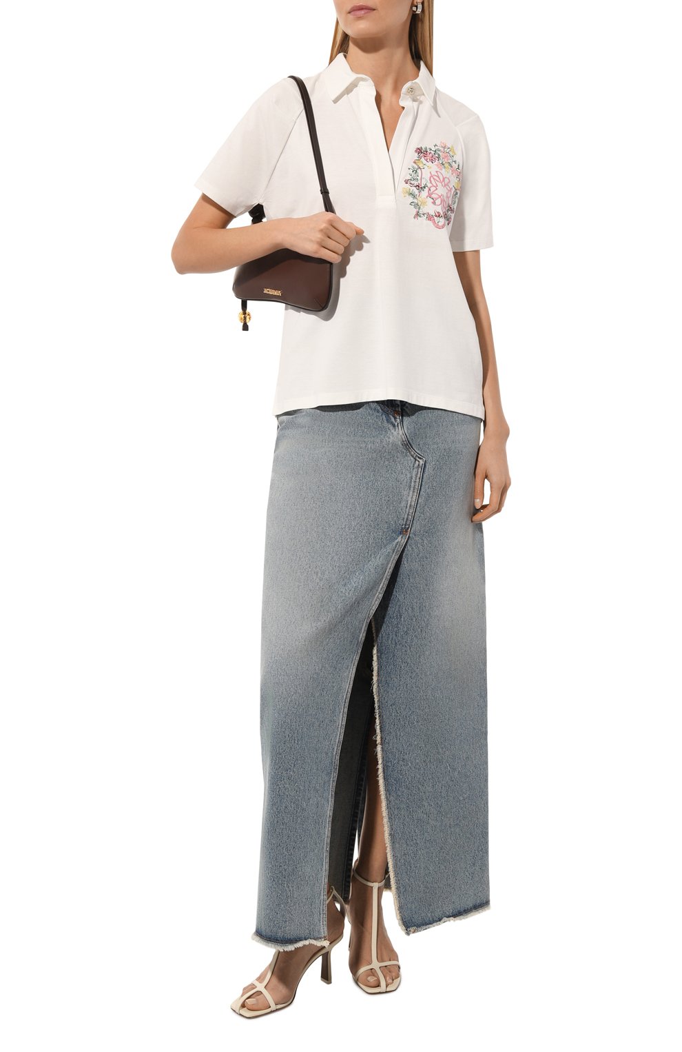 Хлопковое поло ELIE SAAB, арт. TS003, фото 2