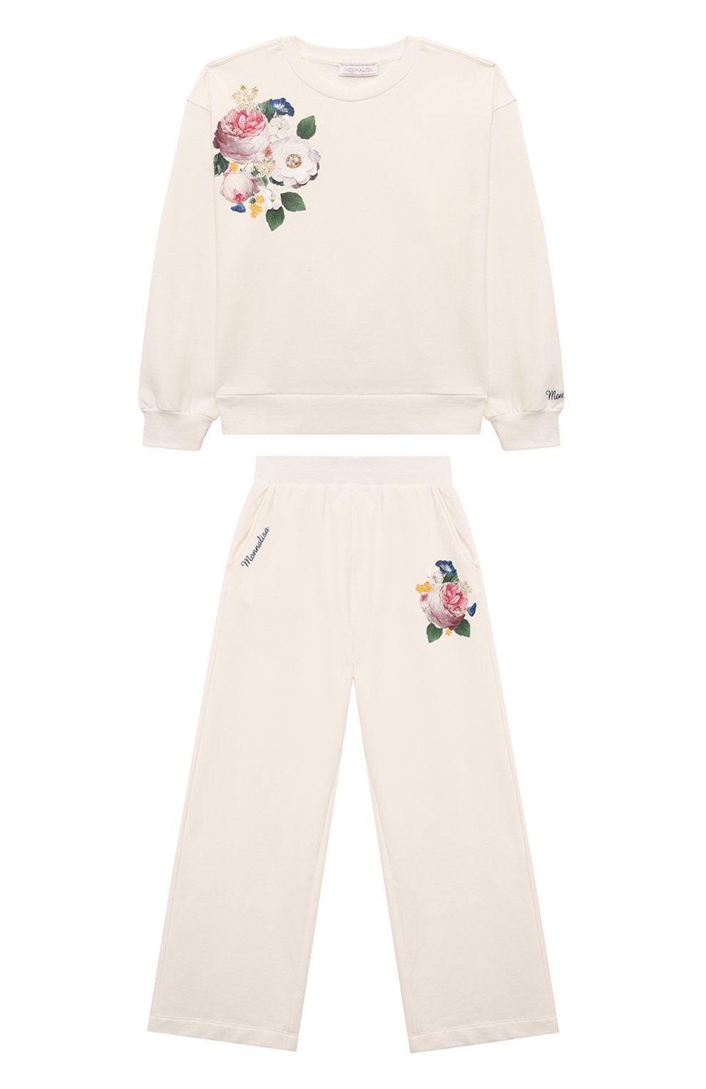 Комплект из свитшота и брюк MONNALISA, арт. 19D501NP, фото 1