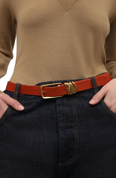 Кожаный ремень metal loops BOTTEGA VENETA, арт. 666677/VMAU3, фото 2