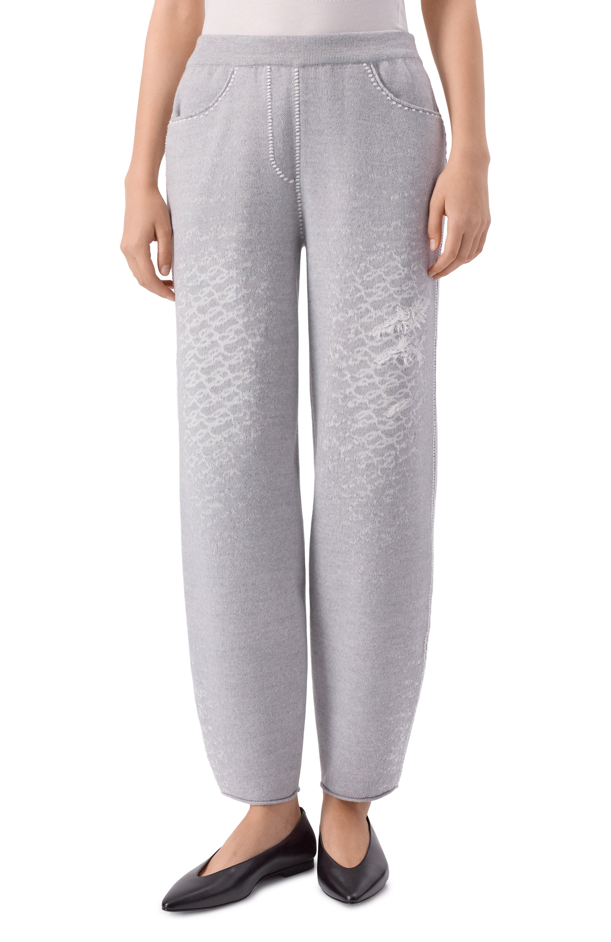 Брюки из шерсти и хлопка AND THE BRAND, арт. W26-P074-1202-901, фото 3