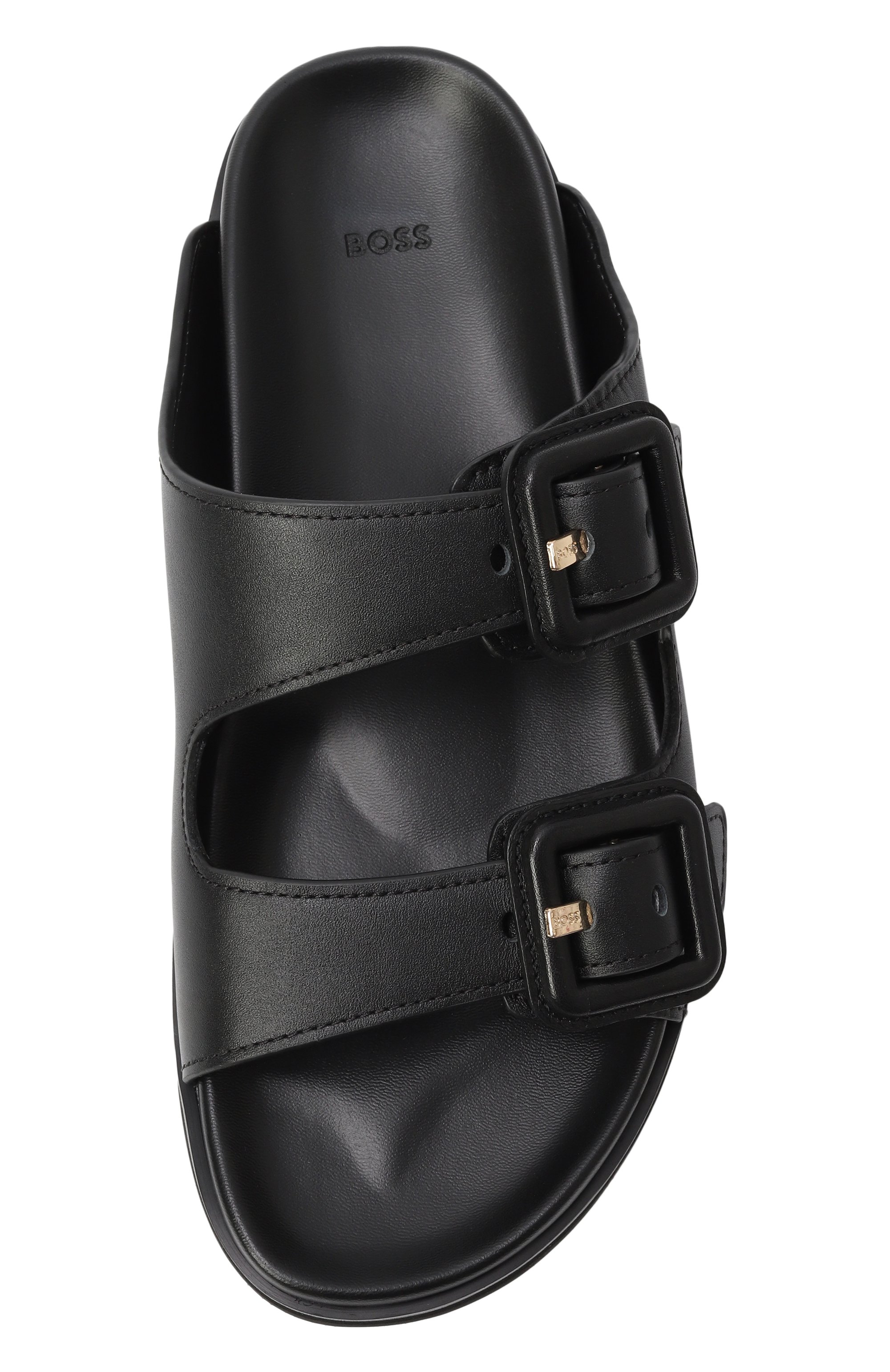 Кожаные шлепанцы freyah BOSS, арт. 50542329, фото 6