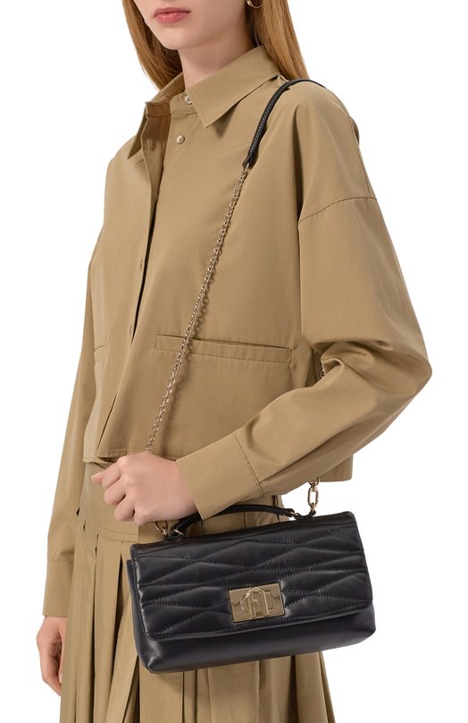 Сумка Furla 1927 Soft mini Furla WE00798/BX3548 Чёрный  WE00798/BX3548 Фото 2
