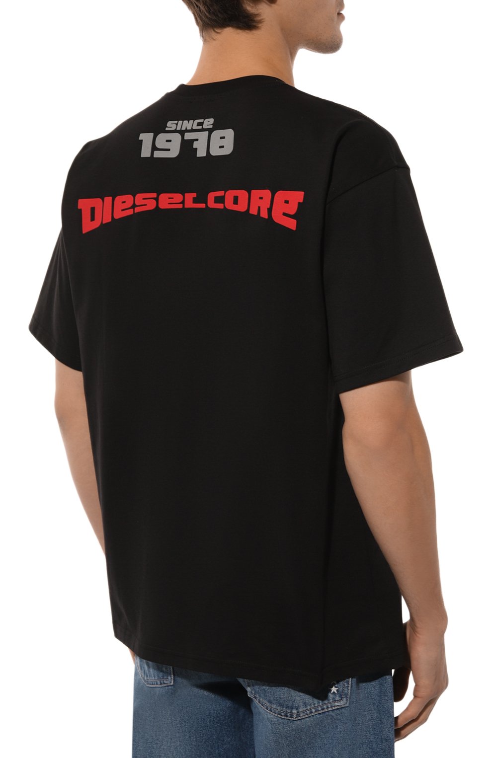 Хлопковая футболка DIESEL, арт. A16476/0AKAK, фото 4