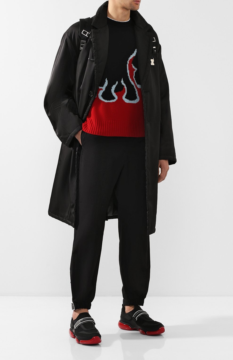 Текстильные кроссовки PRADA, арт. 2OG064-1OUF-F002L, фото 2