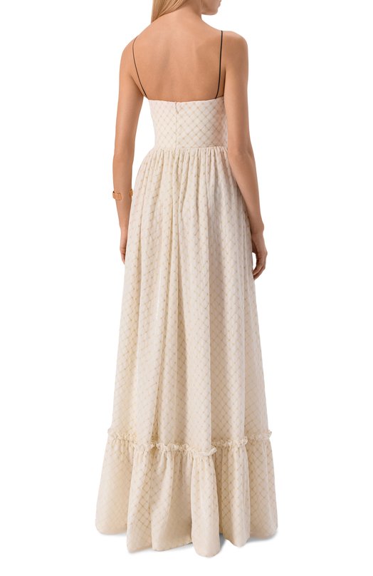 Шелковое платье Giulia Gurman D11 Кремовый  D11 Фото 3