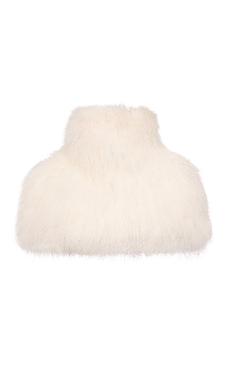 Накидка из песца PRADA, арт. 188126-1CU3-F0009, фото 1