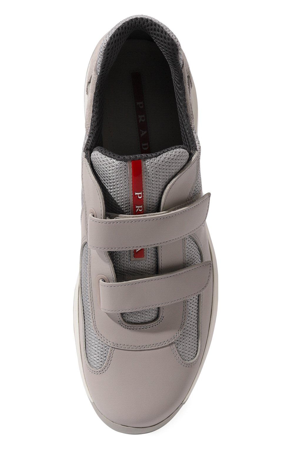 Комбинированные кроссовки america's cup PRADA, арт. 4P0723-5RU-F0518-ZFT0, фото 6