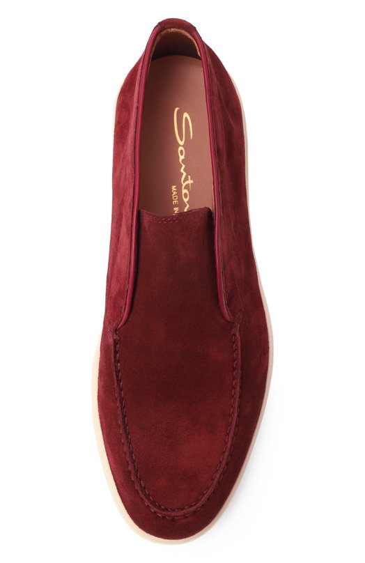 Замшевые ботинки Santoni WUYG58458TISNPYL Бордовый  WUYG58458TISNPYL Фото 6