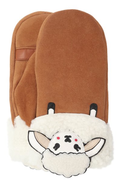 Женские варежки из овчины AGNELLE, арт. BELYMF