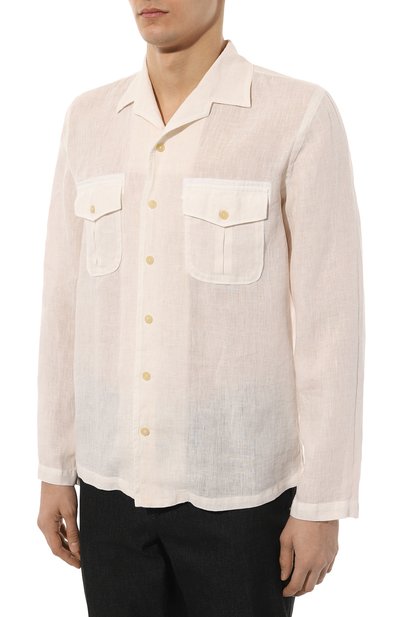 Льняная рубашка 120% LINO, арт. 31ALIM19QB/0115/S00, фото 3