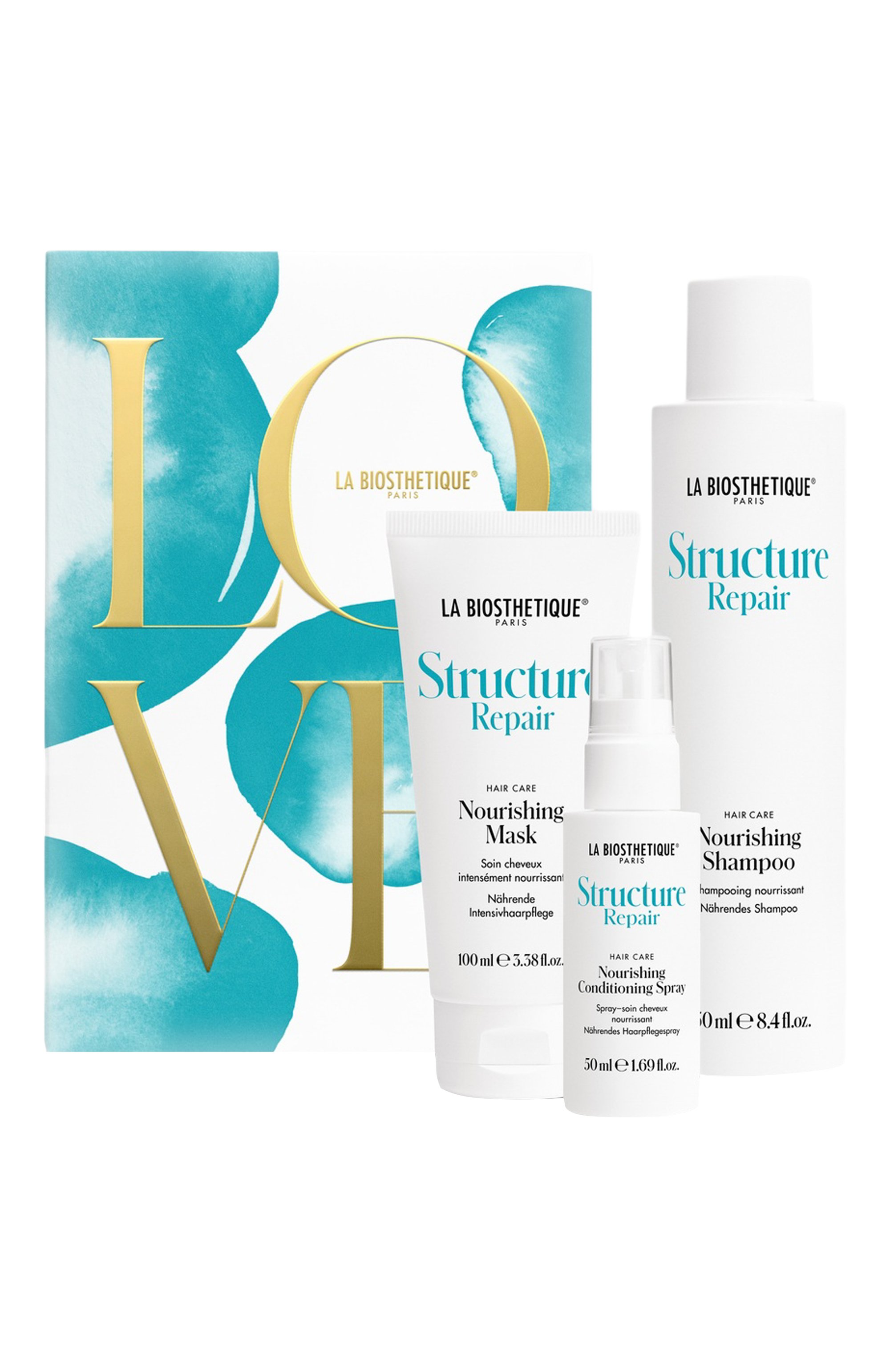 Набор для восстановления сухих и повреждённых волос structure repair (250+125+50ml) LA BIOSTHETIQUE, арт. 12113, фото 1