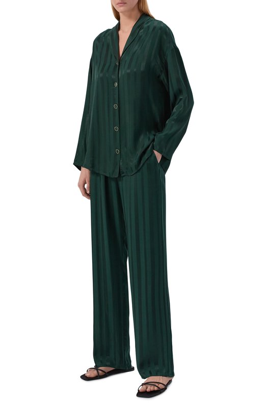 Блузка из вискозы Hanro 074758 Зелёный  074758 Фото 2