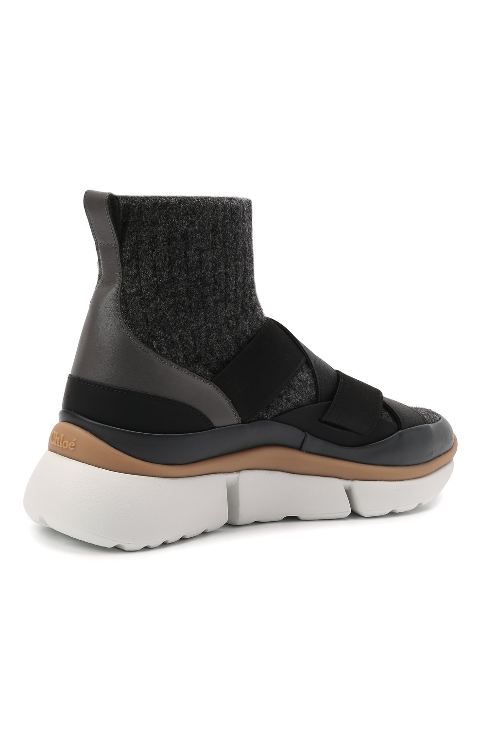 Текстильные кроссовки sonnie CHLOÉ, арт. CHC21A49033, фото 3