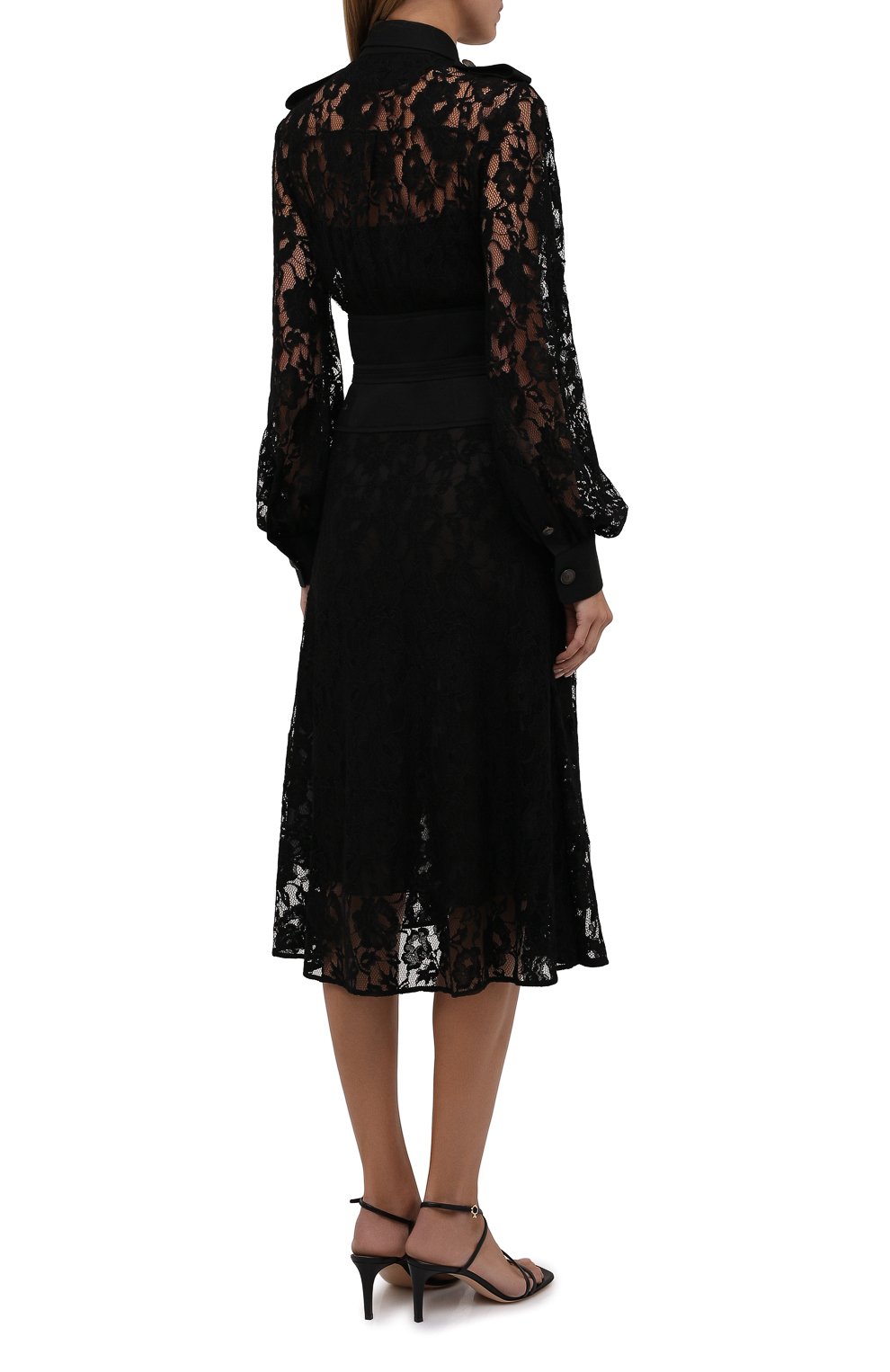 Платье из вискозы DSQUARED2 черного цвета по цене 158500 руб., арт. S72CV0264/S54162, фото 4 Платье из вискозы DSQUARED2, арт. S72CV0264/S54162, фото 4