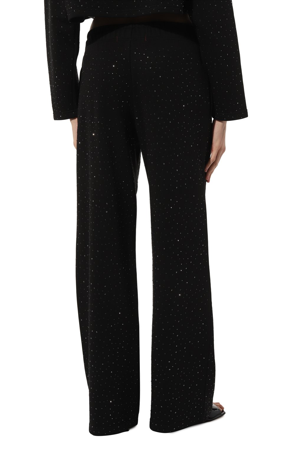 Хлопковые брюки FLASHIN черного цвета по цене 18870 руб., арт. FS24BRTS, фото 4 Хлопковые брюки FLASHIN, арт. FS24BRTS, фото 4