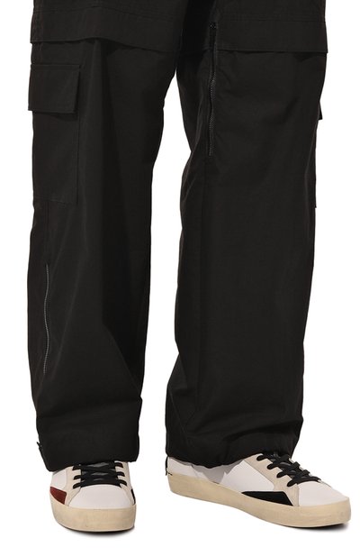 Комбинированные кеды distressed CRIME LONDON белого цвета по цене 18750 руб., арт. 15008AA7, фото 3 Комбинированные кеды distressed CRIME LONDON, арт. 15008AA7, фото 3