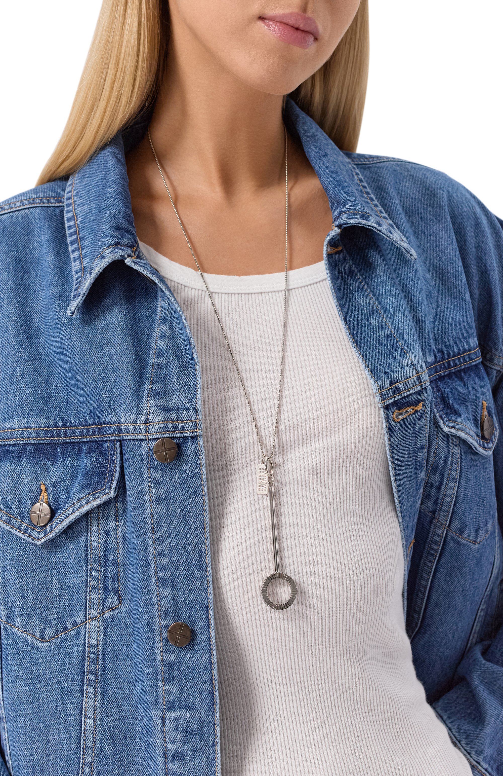 Подвеска на цепочке MM6, арт. SM7UU0076 P7352, фото 2