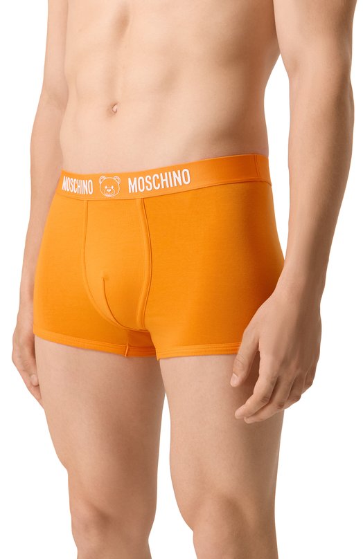 Хлопковые боксеры Moschino A1302/4410 Оранжевый  A1302/4410 Фото 2
