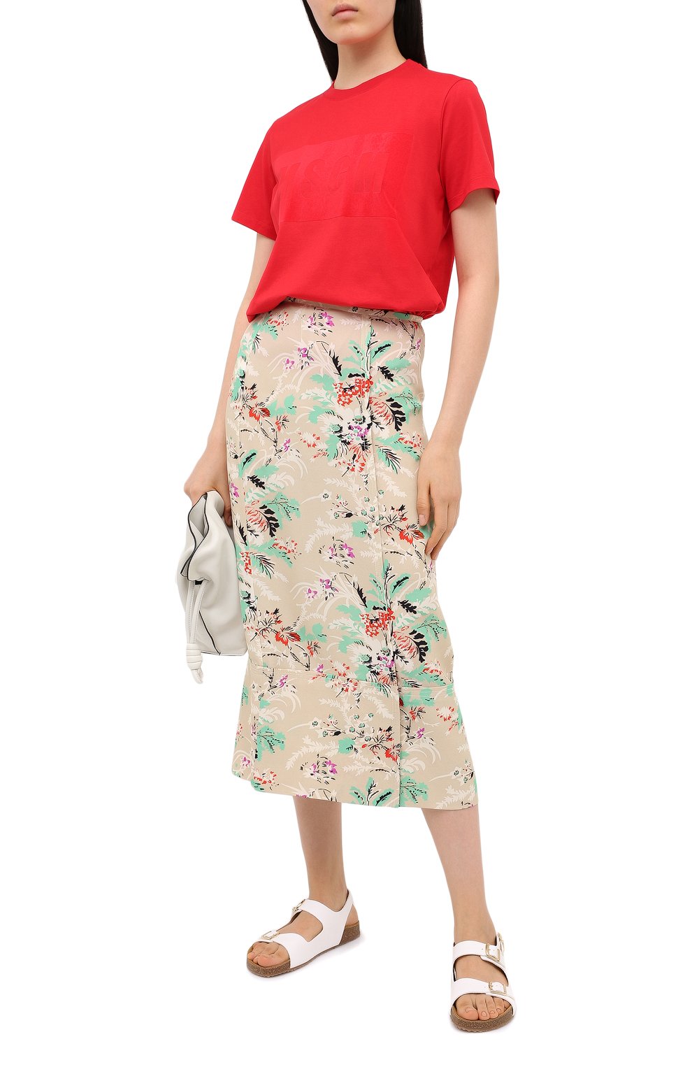 Хлопковая футболка MSGM, арт. 2941MDM169 207798, фото 2