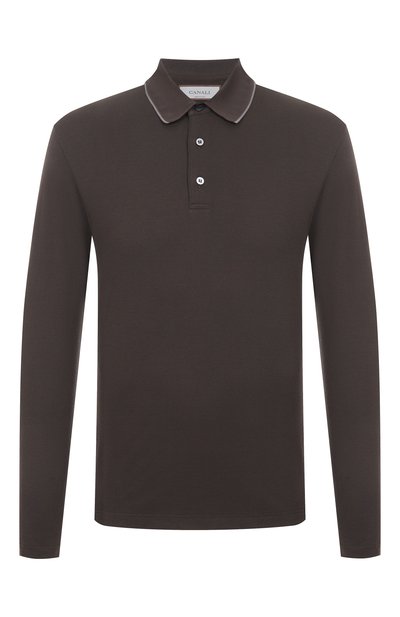 Мужское поло из хлопка и кашемира CANALI, арт. T0902/MJ02337