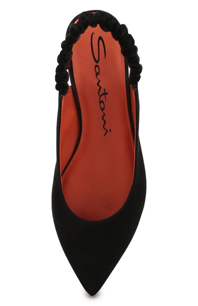 Замшевые балетки SANTONI, арт. WAWN58486HI2CMGDN01, фото 5