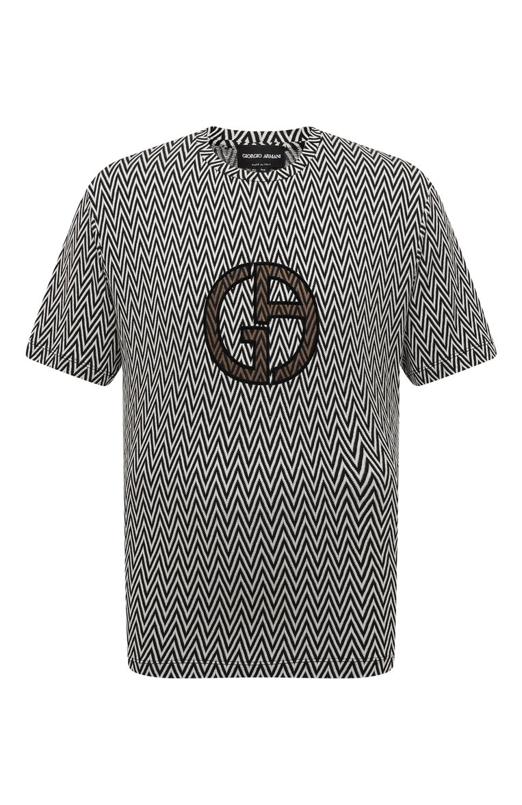 Футболка из вискозы GIORGIO ARMANI, арт. 6RSM76/SJCGZ, фото 1