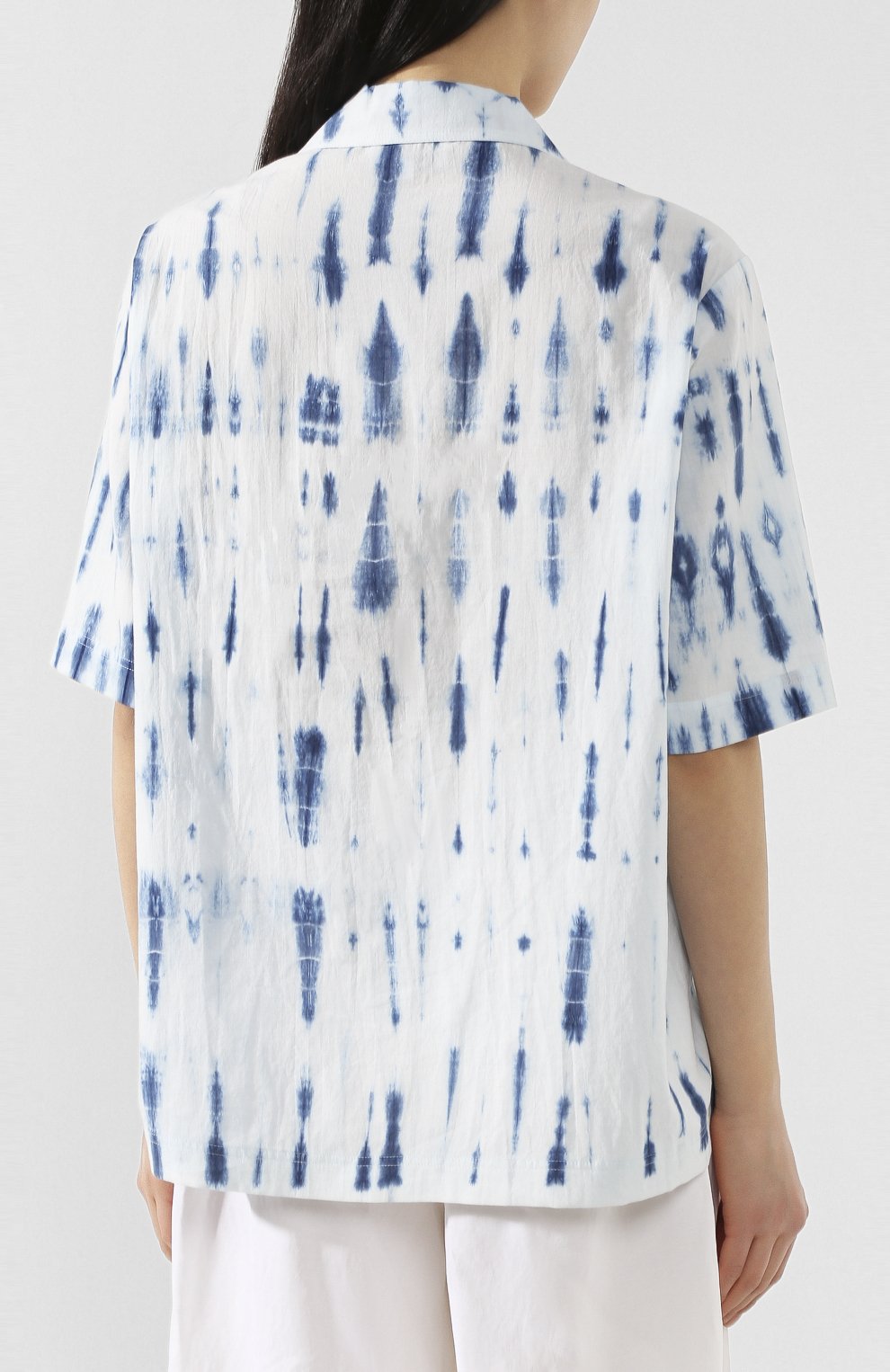 Хлопковая рубашка NANUSHKA, арт. TAI0_BI0 INDIG0_C0TT0N SHIRTING, фото 4