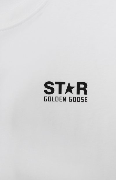 Хлопковая футболка GOLDEN GOOSE DELUXE BRAND, арт. GKP01263.P000888, фото 3
