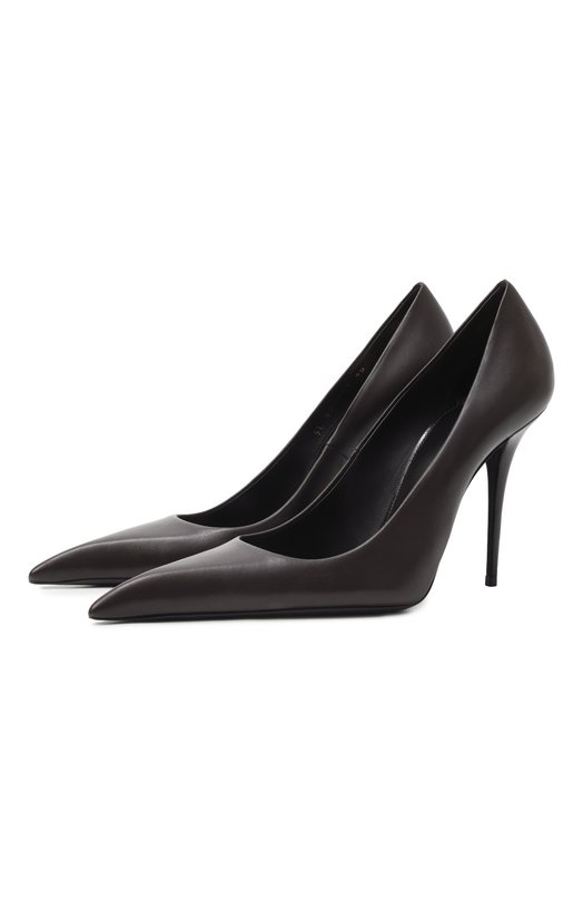 Кожаные туфли Élysée 105 Saint Laurent 833447/AADF0 Коричневый 833447/AADF0