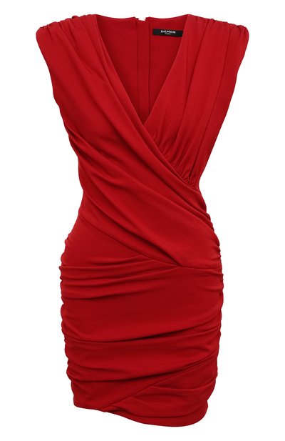 Женское платье из вискозы BALMAIN, арт. XF0R5055/JC30