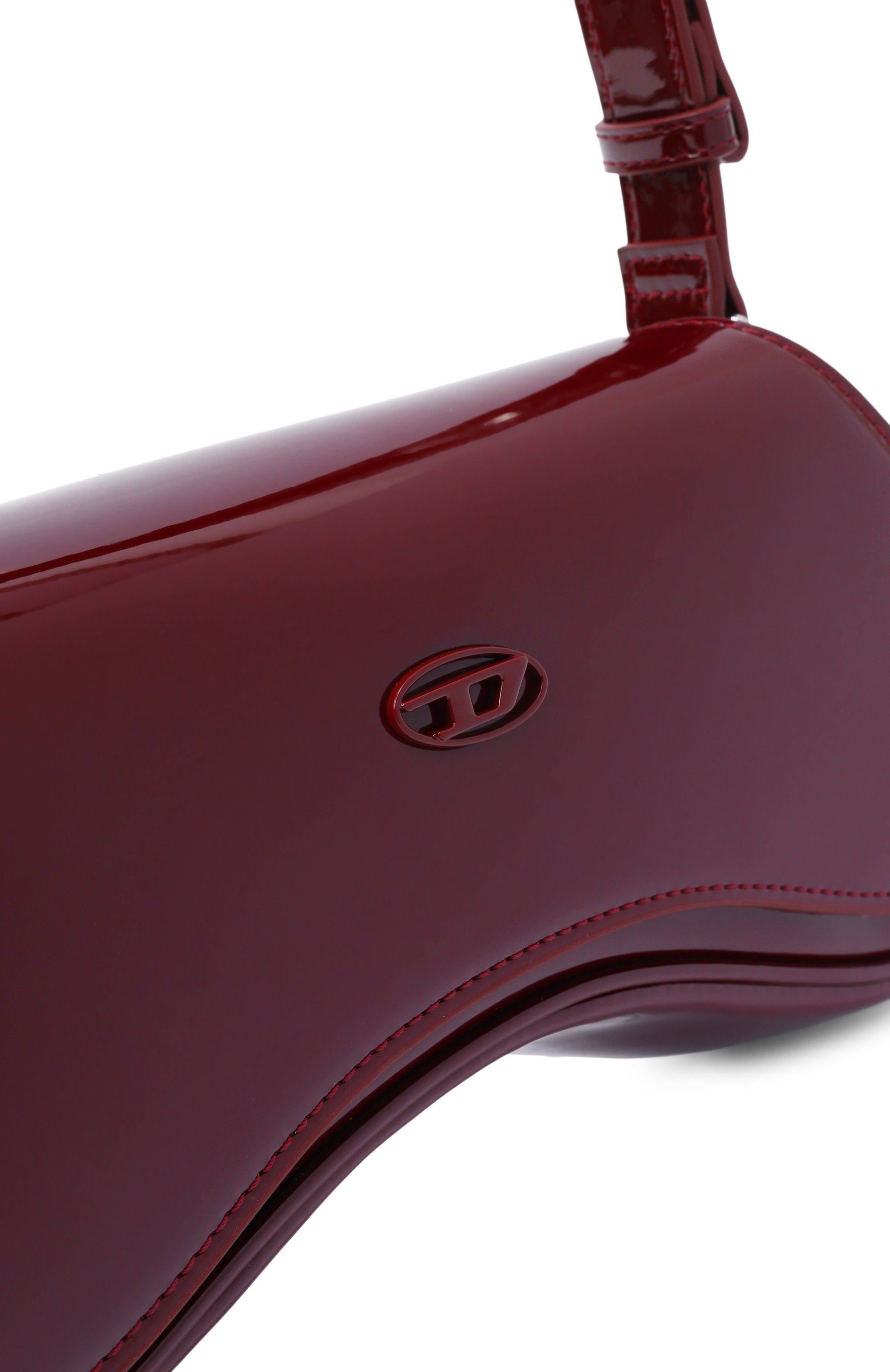 Сумка play DIESEL бордового цвета по цене 31900 руб., арт. X10221/P6255, фото 6 Сумка play DIESEL, арт. X10221/P6255, фото 6